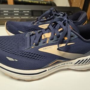 Brooks Adrenaline GTS 23 Women's Running Shoes Women’s 9 Vista Blue/Navy Linen